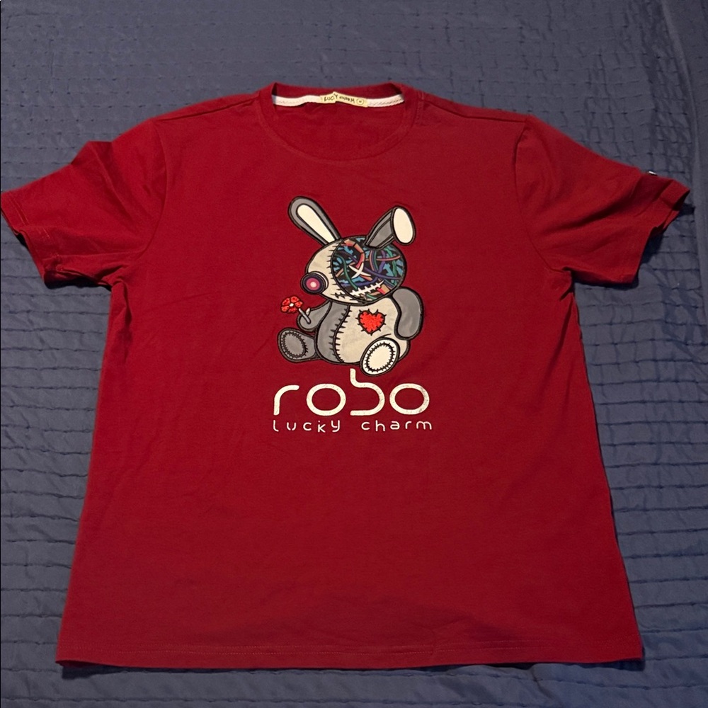 Roso Red Graphic T-Shirt for Men